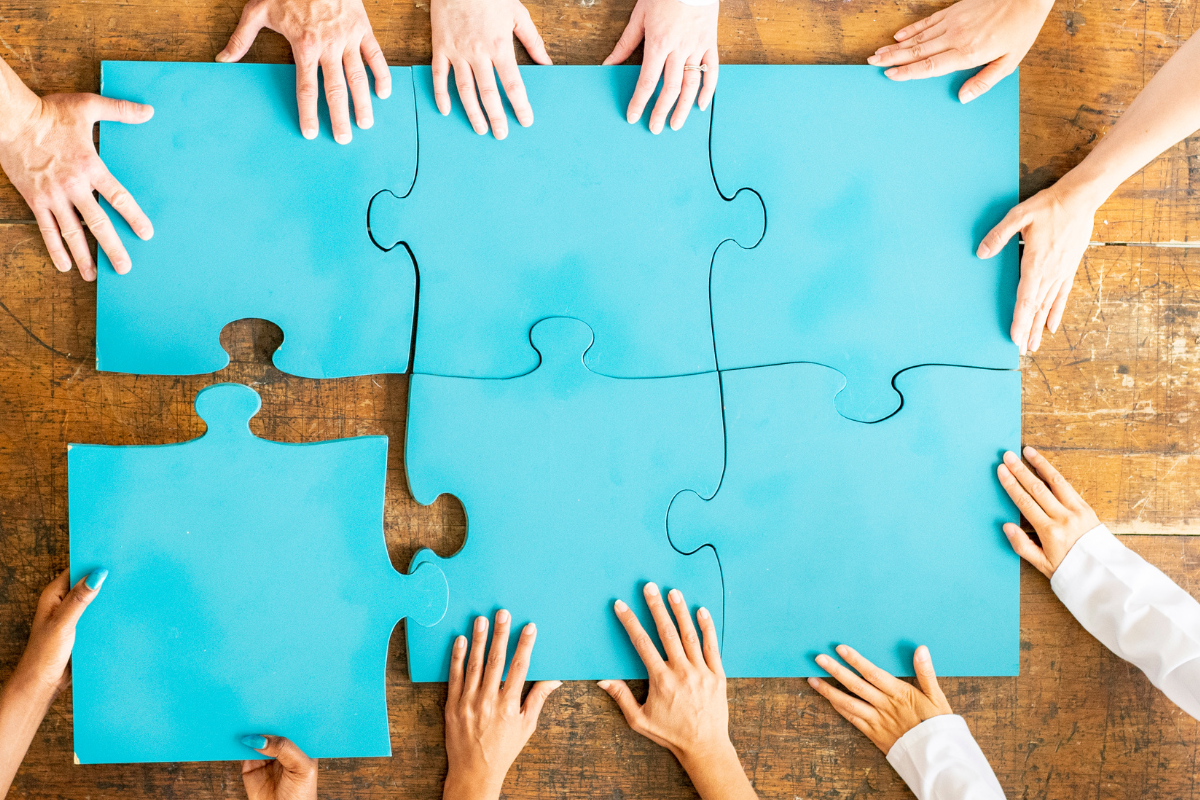 a vida como um quebra-cabeça onde tudo se encaixa